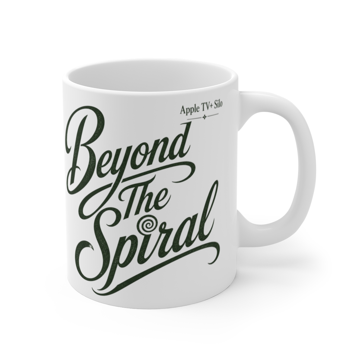 Silo "Beyond The Spiral" White Mug