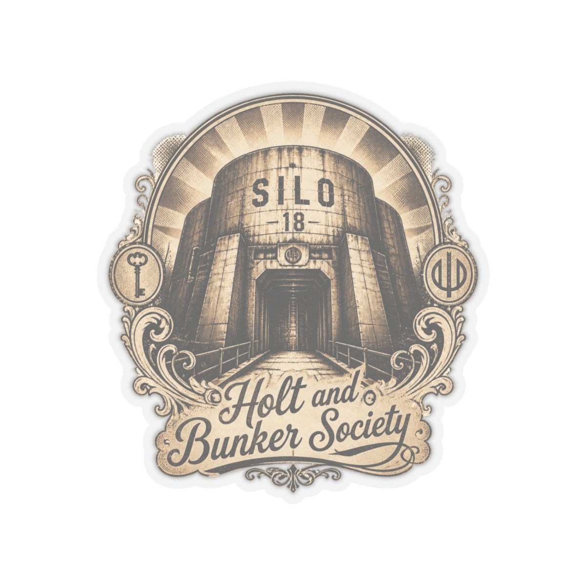 Silo "Holt and Bunker Society" Sticker