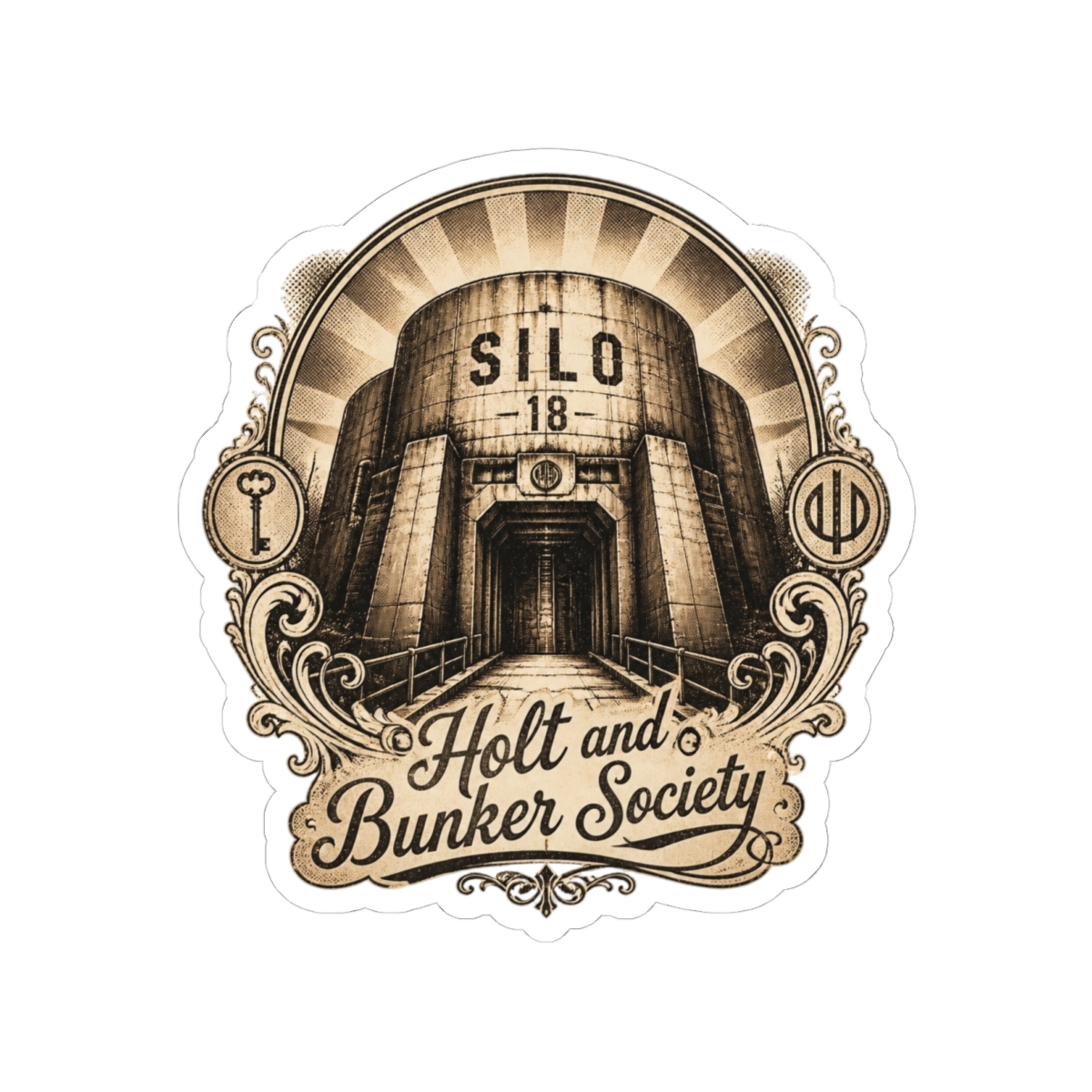 Silo "Holt and Bunker Society" Sticker