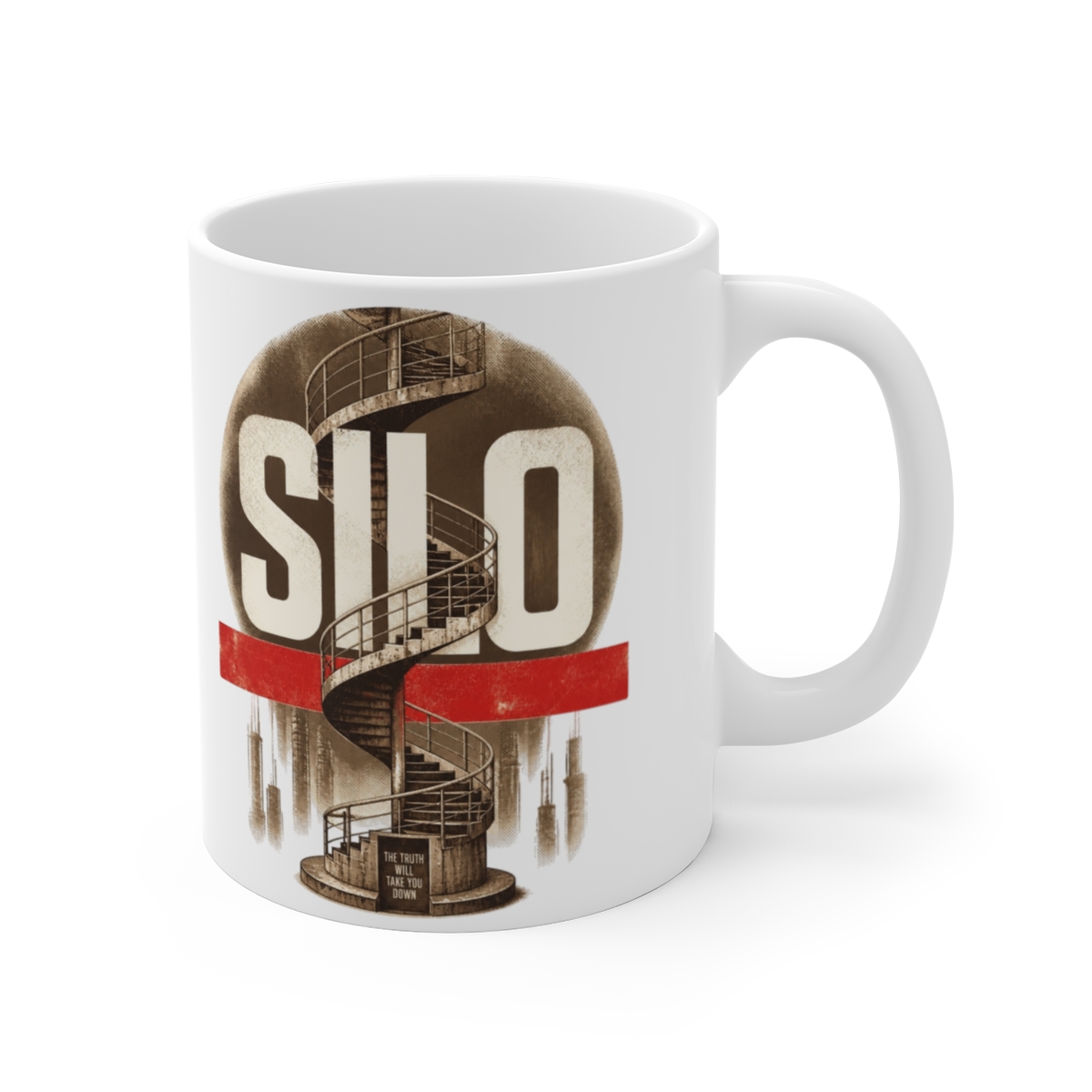 Silo "Design 3" White Mug - Silo official Mugs & Drinkware merch