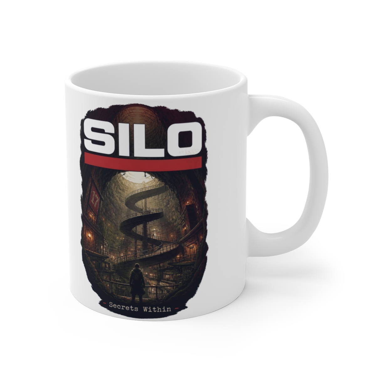 Silo "Secrets Within" White Mug — official Silo Mugs & Drinkware
