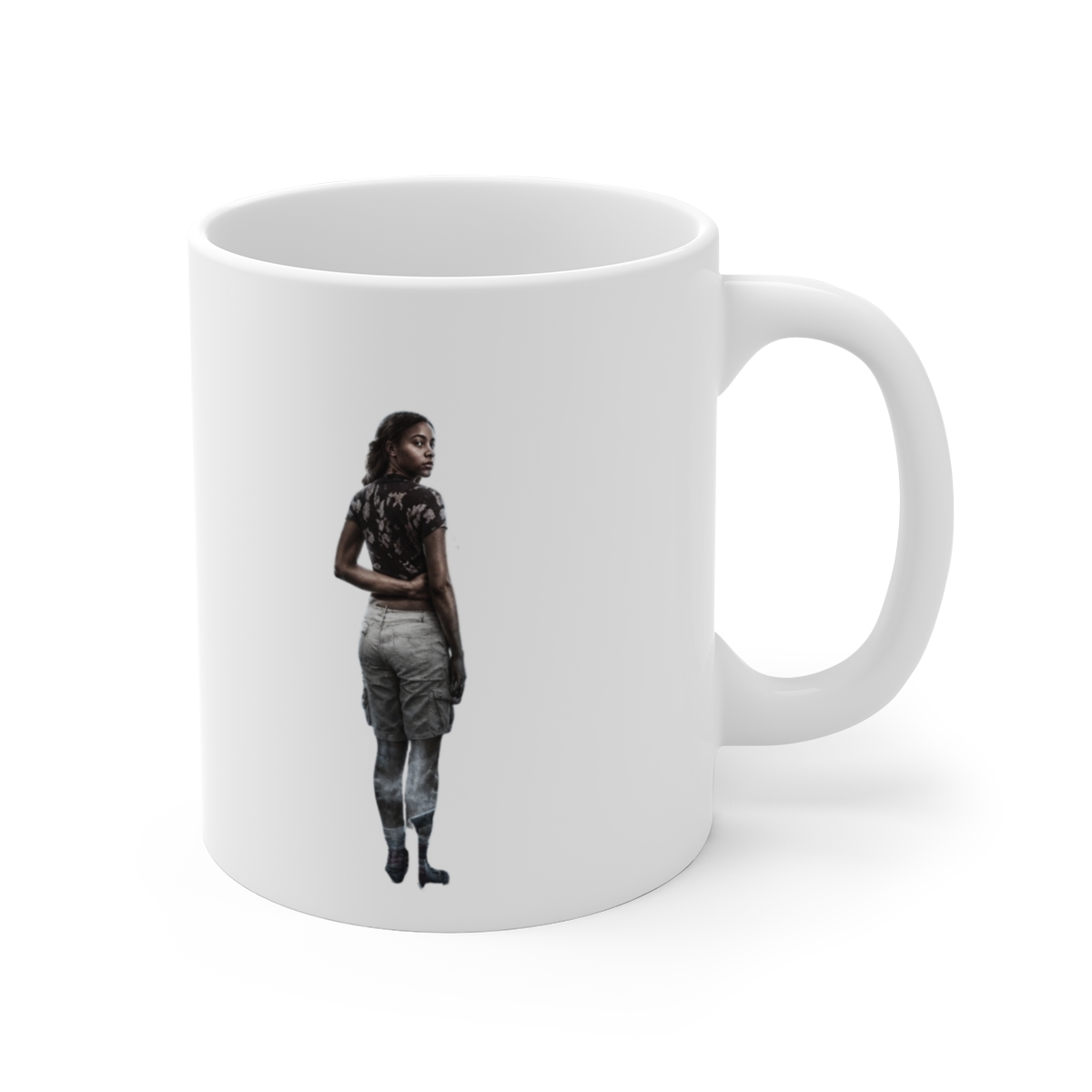 Silo " in bold, futuristic font at the top. " White Mug